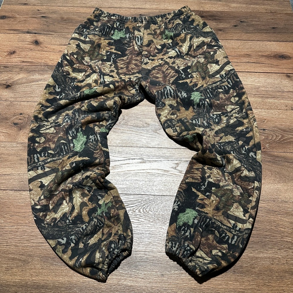 Vintage Jerzees Outdoors Brown Camo Sweatpants Mens 2XL